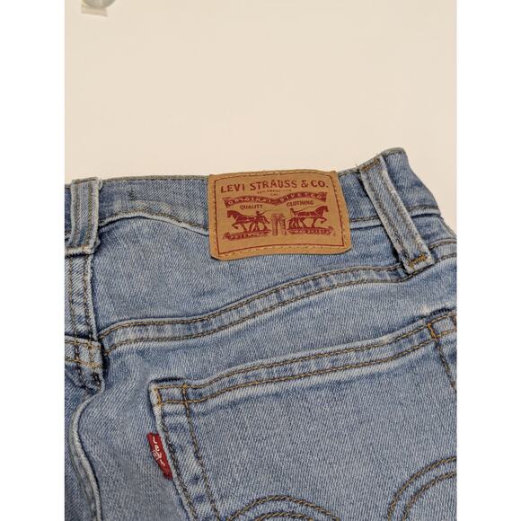 Levi's Wedgie Skinny Jeans High Rise Blue Spice Distressed Ripped Womens 26 Pant - Picture 5 of 5